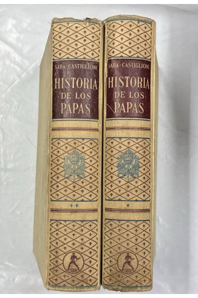 HISTORIA DE LOS PAPAS. 2 TOMOS.